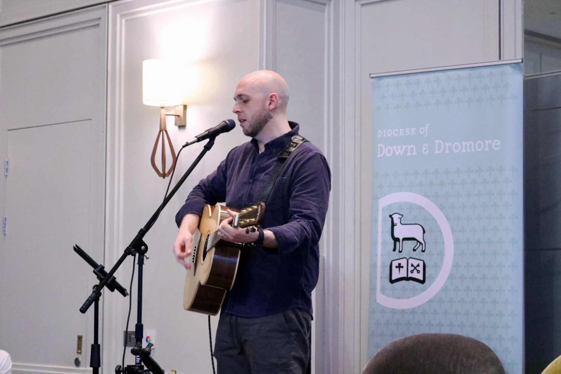 Revd Reuben Johnston leads our worship