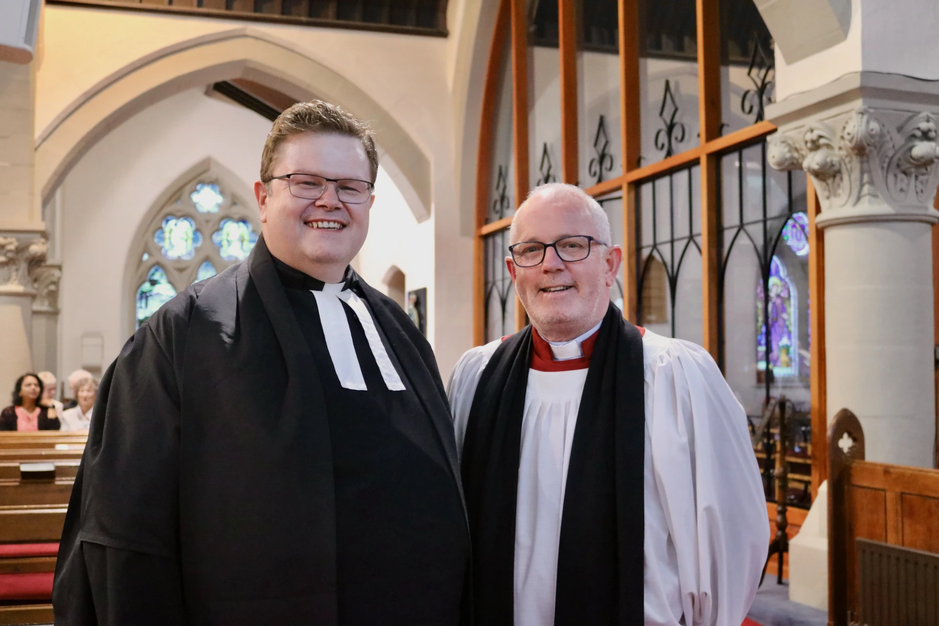 Revd Adrian Dorrian (Acting Registrar) and Area Dean, The Very Revd Geoff Wilson