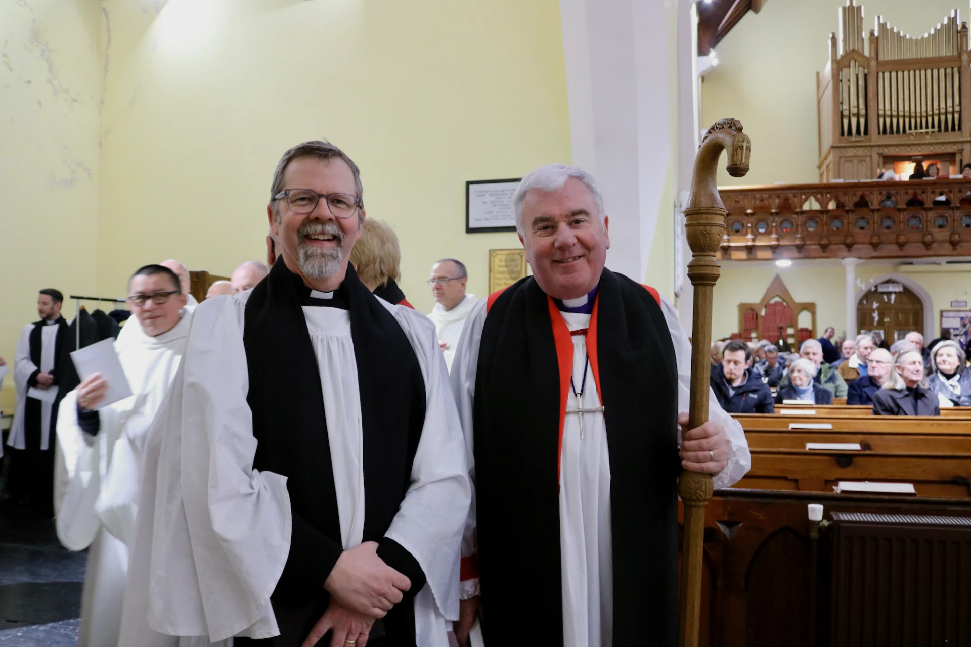 Revd Andy with Bishop David