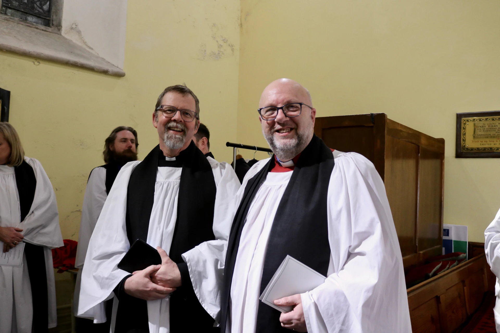 Revd Andy with Archdeacon Mark