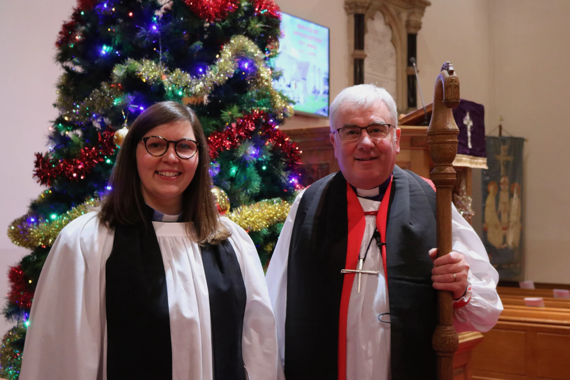 Anna with the bishop