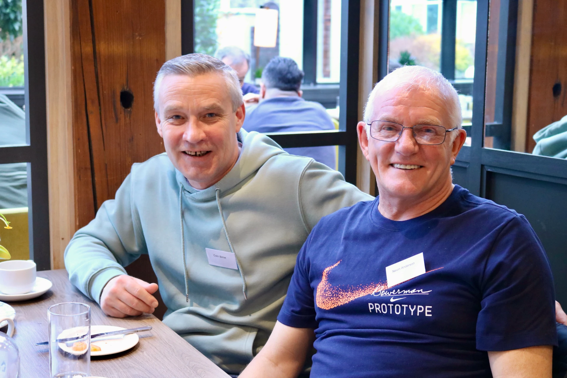 Revd Colin Birnie and Nevin Anderson