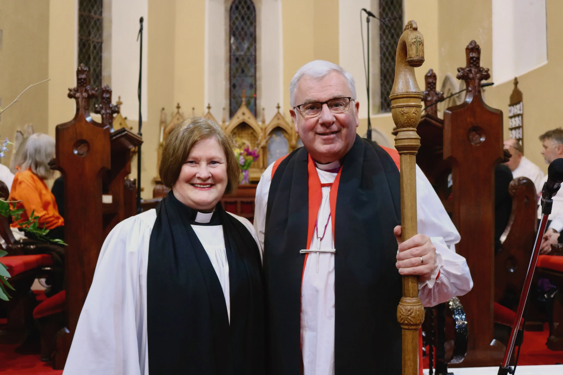 Revd Karen and Bishop David